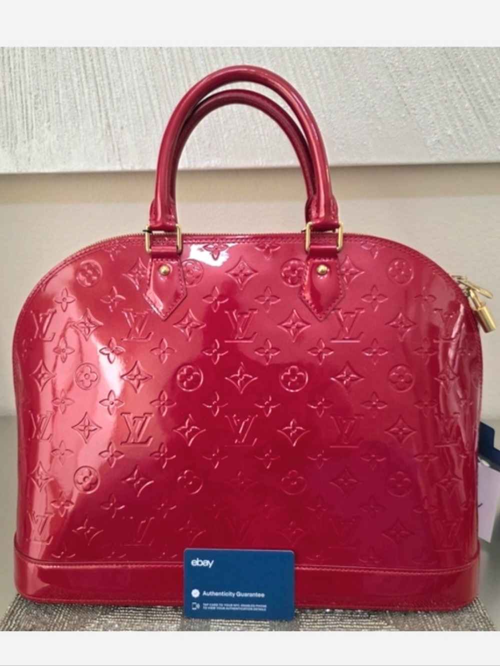 ♥️ Louis Vuitton Monogram Vernis Alma MM in Pomme d'Amour - Mint Condition ♥️